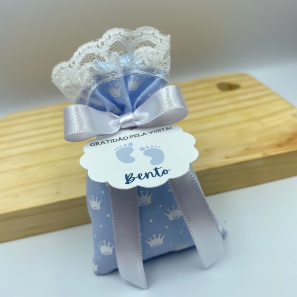 Sachê Perfumado Lembrancinha Maternidade com Tag