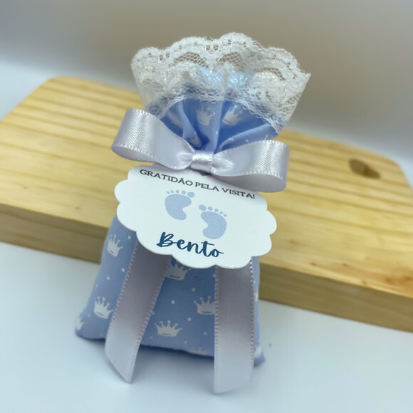 Sachê Perfumado Lembrancinha Maternidade com Tag