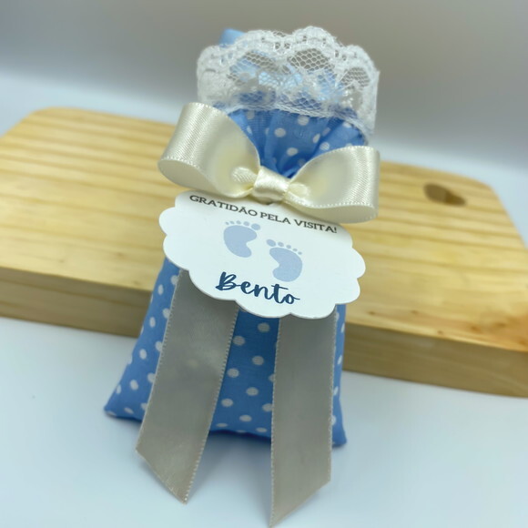 Sachê Perfumado Lembrancinha Maternidade com Tag