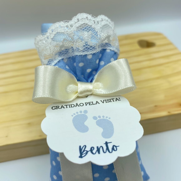 Sachê Perfumado Lembrancinha Maternidade com Tag