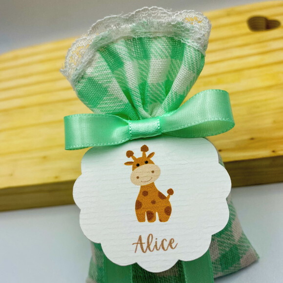 Sachê Perfumado Lembrancinha Maternidade com Tag