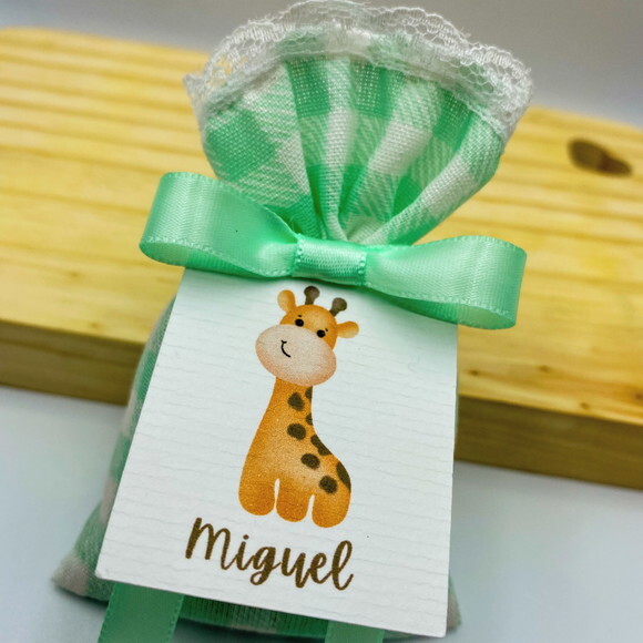 Sachê Perfumado Lembrancinha Maternidade com Tag
