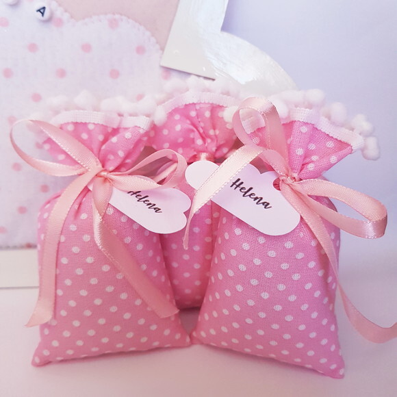 Sachê Perfumado Lembrancinha Maternidade Nuvem Chuva de Amor