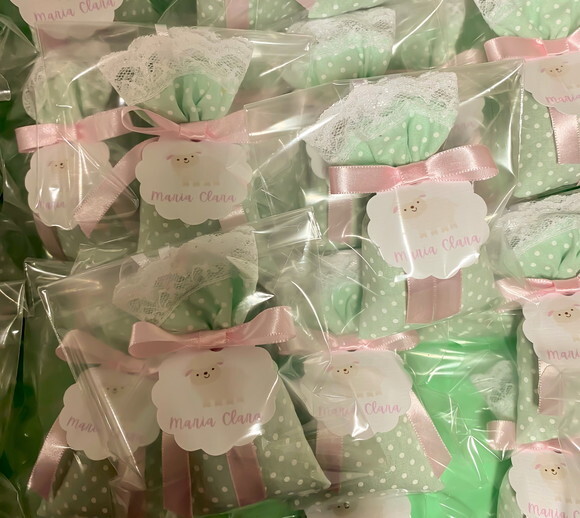 Sachê Perfumado Lembrancinha Maternidade Ovelha