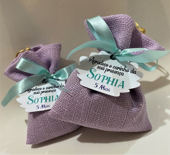 Sachê Perfumado Lembrancinha Personalizada Aniversário Mar