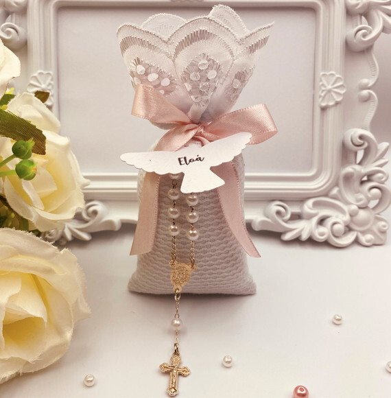 Sachê Perfumado Lembrancinha Personalizada Batizado Comunhão