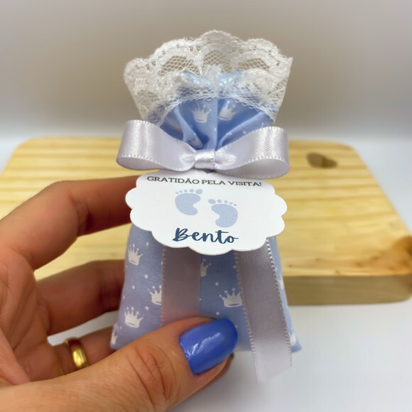 Sachê Perfumado Lembrancinha Personalizada Maternidade Bebê