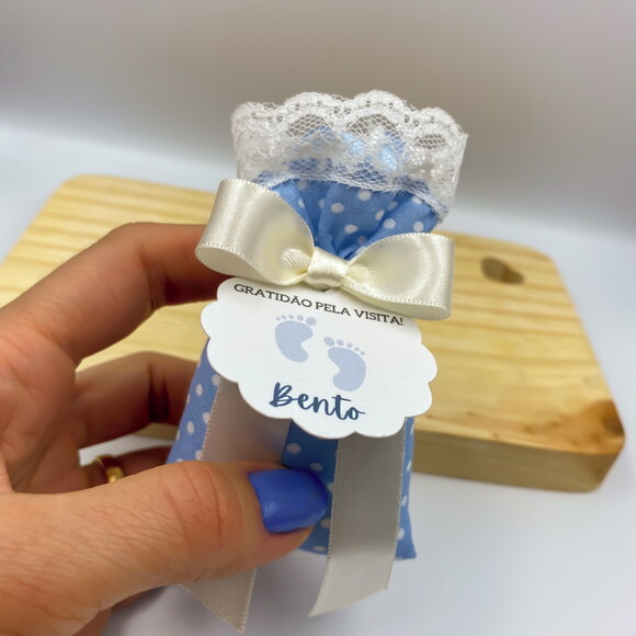 Sachê Perfumado Lembrancinha Personalizada Maternidade Bebê