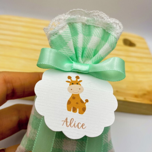 Sachê Perfumado Lembrancinha Personalizada Maternidade Chá