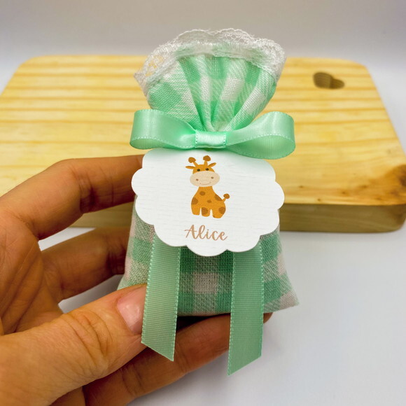 Sachê Perfumado Lembrancinha Personalizada Maternidade Chá