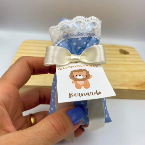 Sachê Perfumado Lembrancinha Personalizada Maternidade Tag