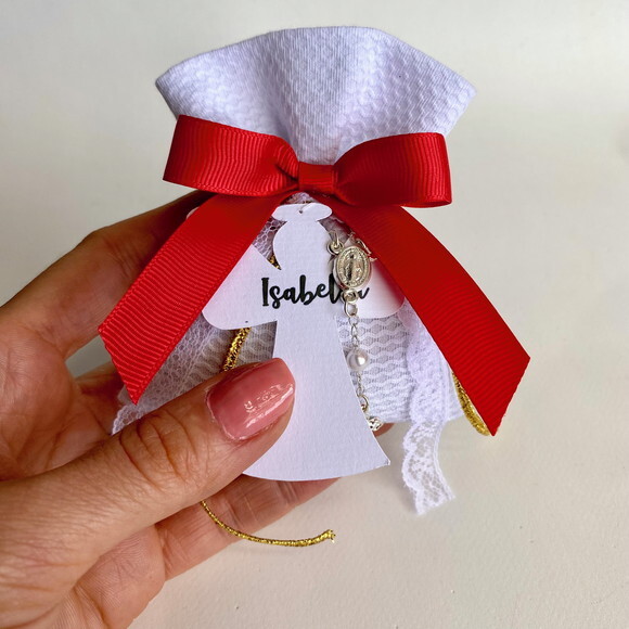 Sachê Perfumado Lembrancinha Prim Comunhão Coroinhas Crisma