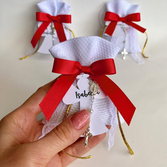 Sachê Perfumado Lembrancinha Prim Comunhão Coroinhas Crisma