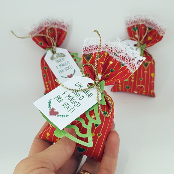 Sachê Perfumado Natalino Lembrancinha de Natal