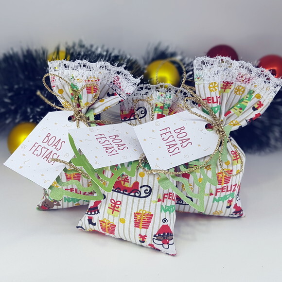 Sachê Perfumado Natalino Lembrancinha de Natal