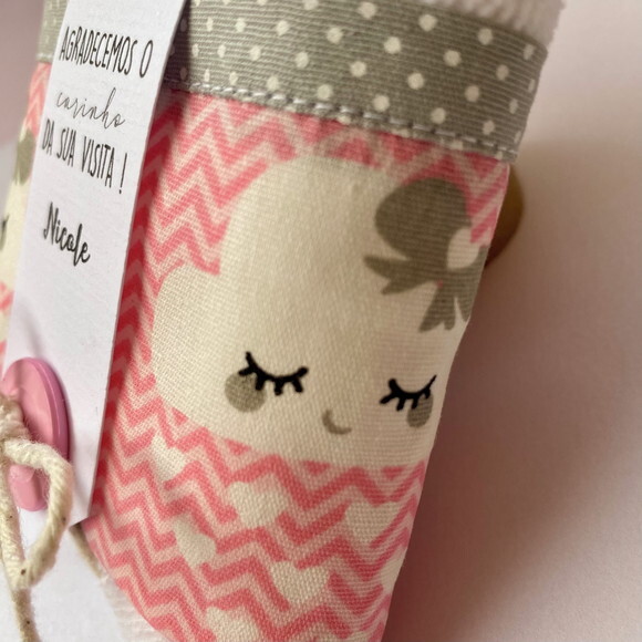 Toalha Lembrancinha Personalizada Maternidade Chuva de Amor