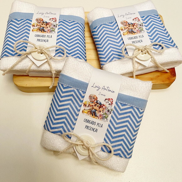 Toalha Personalizada Aniversário Patrulha Canina