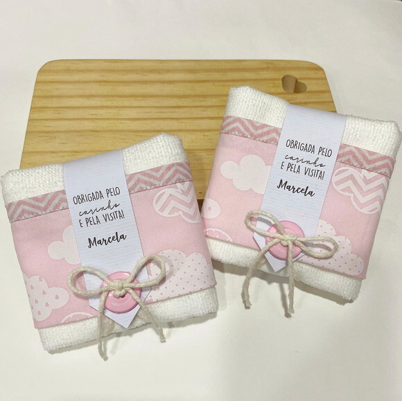 Toalhinha Personalizada no Tema Nuvem