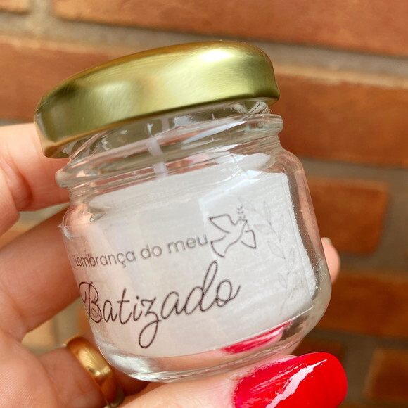Vela Perfumada Lembrancinha de Batizado