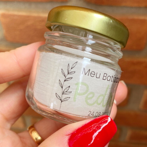 Vela Perfumada Lembrancinha Personalizada de Batizado