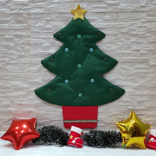 Árvore de Natal para Bebê / Criança em Feltro Montessoriana