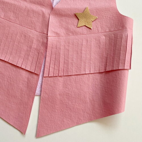 Colete Country Infantil Cowgirl Boiadeira Rosa