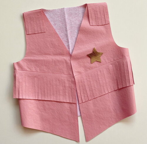 Colete Country Infantil Cowgirl Boiadeira Rosa