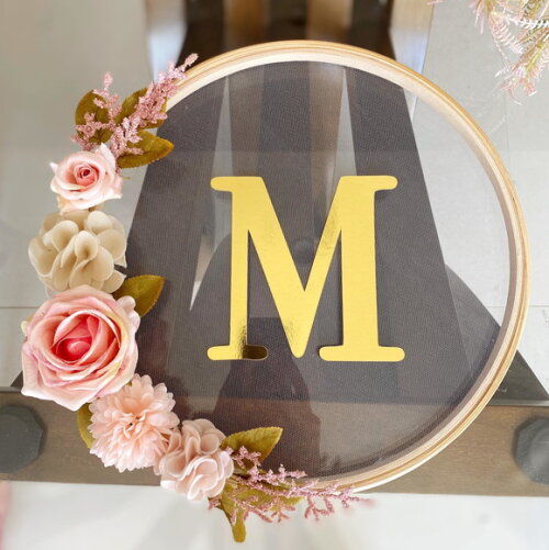 Guirlanda Floral Personalizada Exclusiva c/ Nome