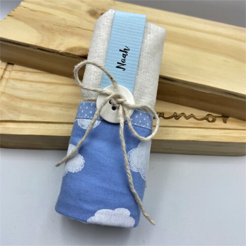 Lembrança Personalizada Toalha Maternidade Aniversário Nuvem