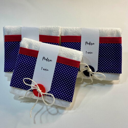Lembrancinha Personalizada Toalhinha Maternidade Aniversário