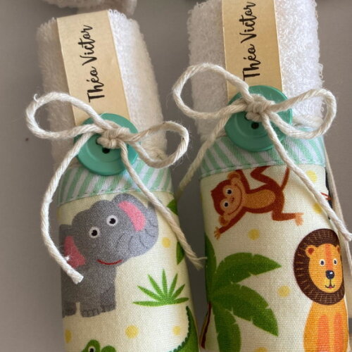 Lembrancinha Personalizada Toalhinha Safari