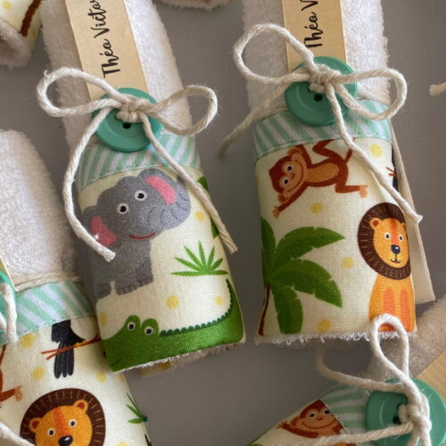 Lembrancinha Personalizada Toalhinha Safari