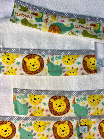 Lembrancinha Toalha de Mão Maternidade Aniversário - Safari