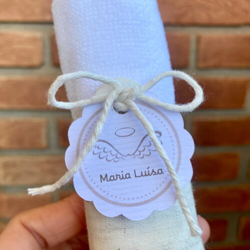 Lembrancinha Toalha de Mão Maternidade Batizado Aniversário