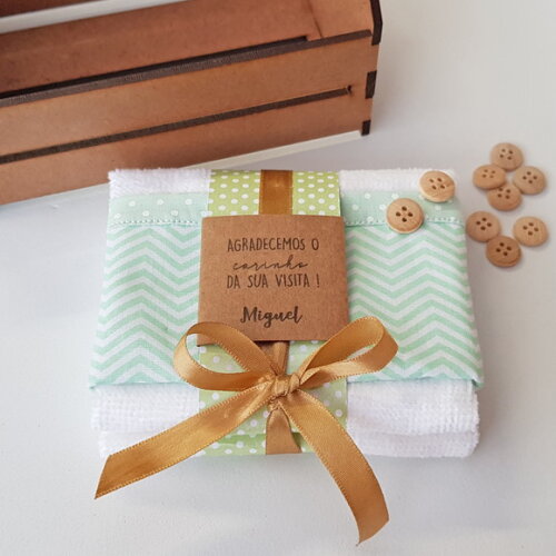Lembrancinha Toalha de Mão Maternidade Batizado Aniversário