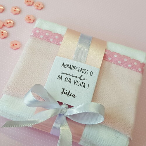 Lembrancinha Toalha de Mão Maternidade Batizado Aniversário