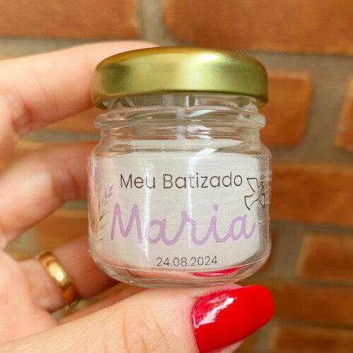 Lembrancinha Vela Perfumada Personalizada de Batizado