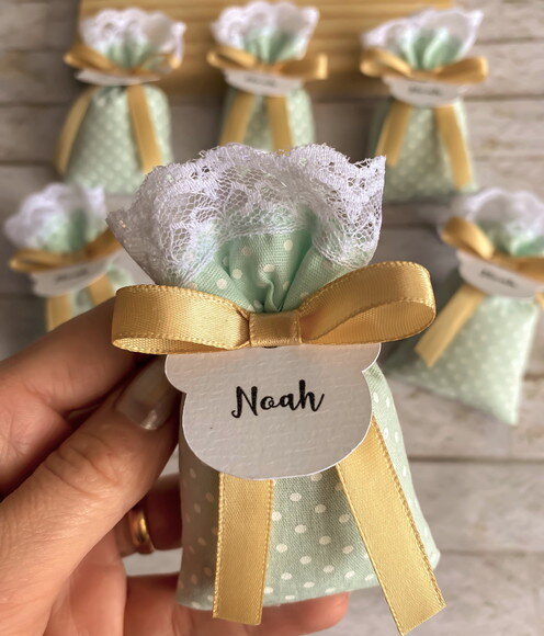 Sachê Perfumado Lembrança Personalizada Maternidade Festa