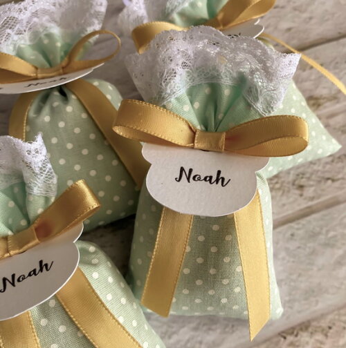 Sachê Perfumado Lembrança Personalizada Maternidade Festa