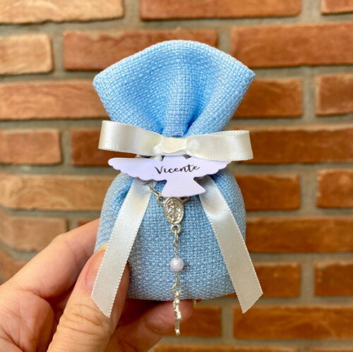 Sachê Perfumado Lembrancinha Batizado Crisma Primeira Comunh