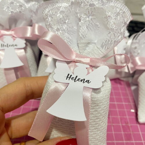 Sachê Perfumado Lembrancinha Batizado Crisma Primeira Comunh