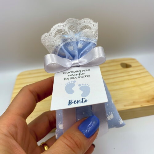 Sachê Perfumado Lembrancinha Maternidade com Tag