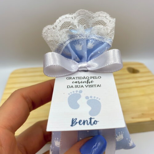 Sachê Perfumado Lembrancinha Maternidade com Tag
