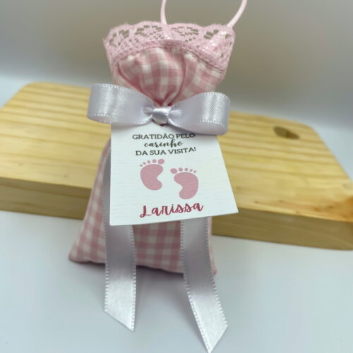 Sachê Perfumado Lembrancinha Maternidade com Tag