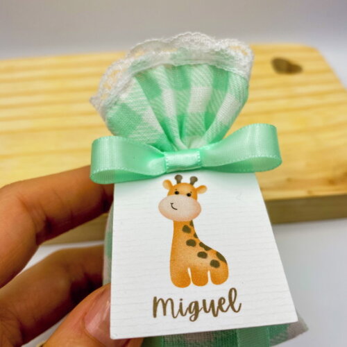 Sachê Perfumado Lembrancinha Maternidade com Tag