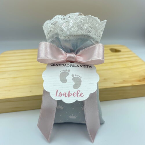 Sachê Perfumado Lembrancinha Maternidade com Tag