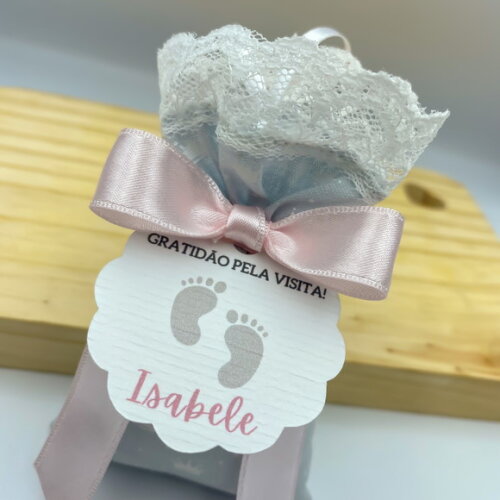 Sachê Perfumado Lembrancinha Maternidade com Tag