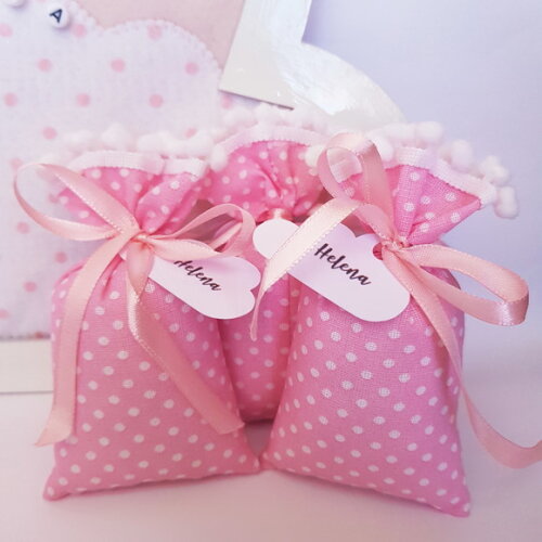 Sachê Perfumado Lembrancinha Maternidade Nuvem Chuva de Amor