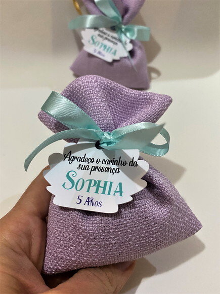 Sachê Perfumado Lembrancinha Personalizada Aniversário Mar