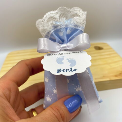 Sachê Perfumado Lembrancinha Personalizada Maternidade Bebê